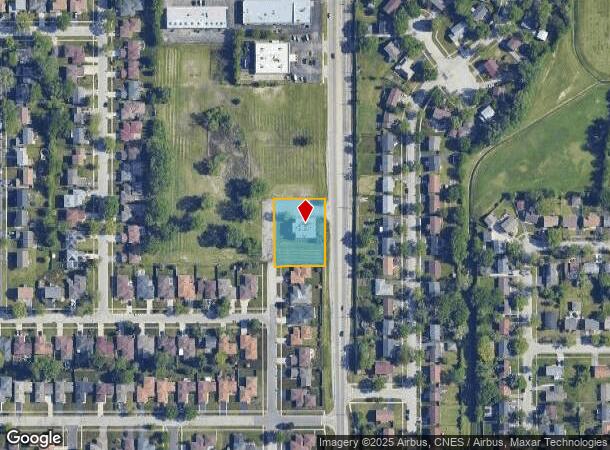  17600 Crawford Ave, Country Club Hills, IL Parcel Map