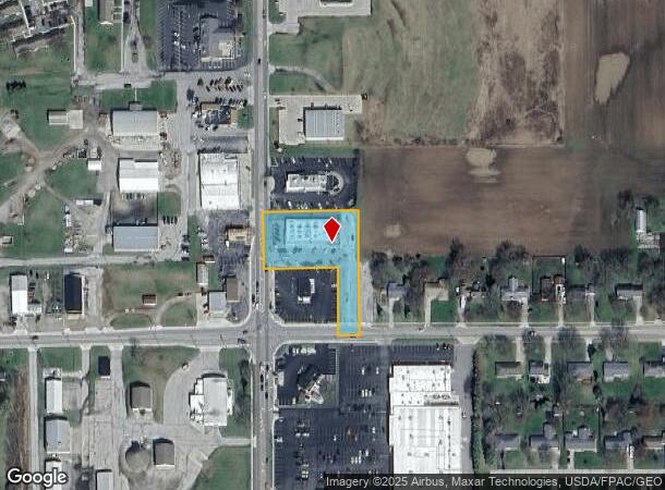  1044 N Shoop Ave, Wauseon, OH Parcel Map