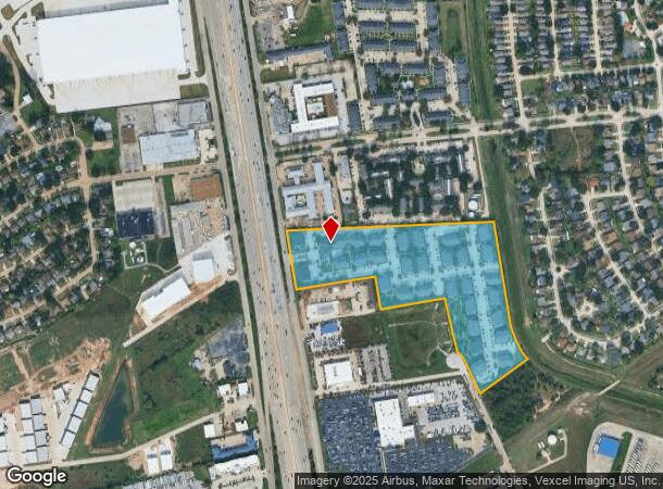  16112 North Fwy, Houston, TX Parcel Map