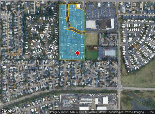 505 Throne Dr, Eugene, OR Parcel Map