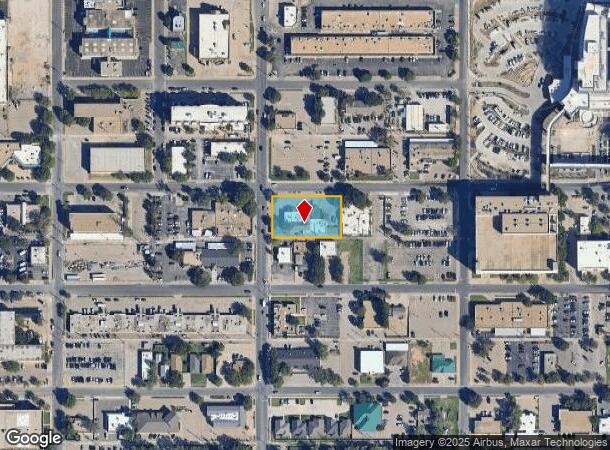  3715 21St St, Lubbock, TX Parcel Map
