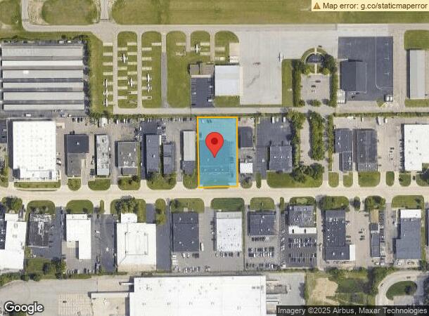  2718 Industrial Row Dr, Troy, MI Parcel Map