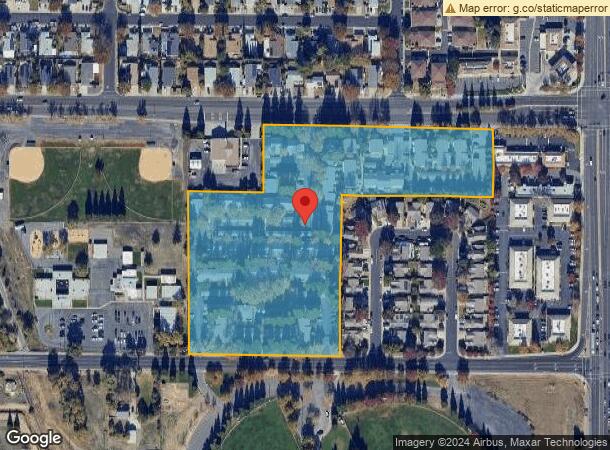  1717 California Dr, Vacaville, CA Parcel Map