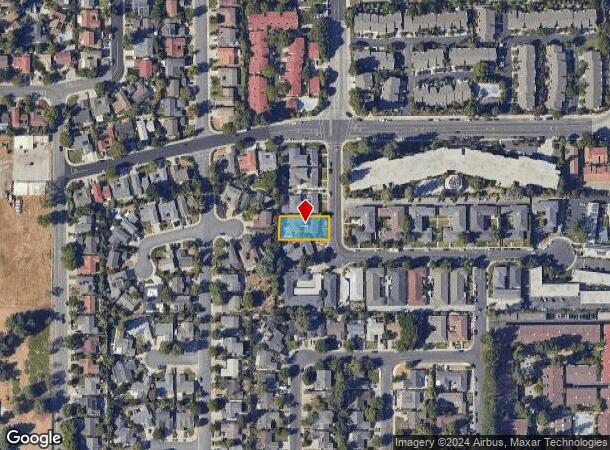  1210 Halford Ave, Santa Clara, CA Parcel Map