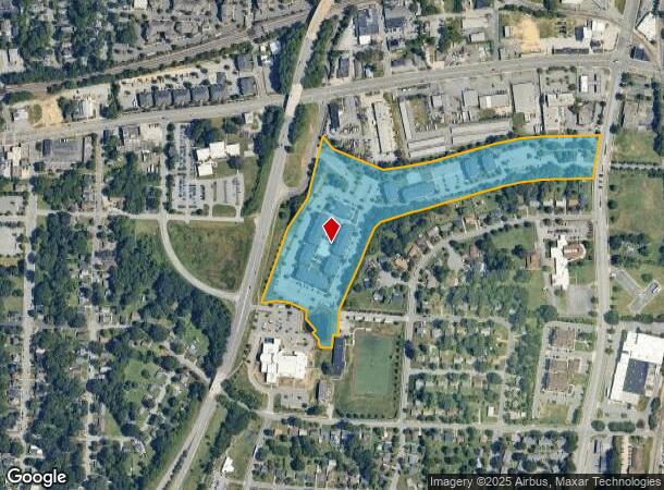 1010 S Eugene St, Greensboro, NC Parcel Map