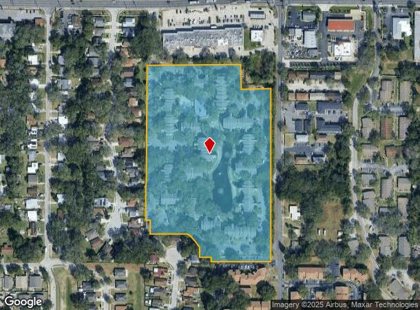  4939 E Busch Blvd, Tampa, FL Parcel Map