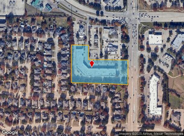  1901 Long Prairie Rd, Flower Mound, TX Parcel Map