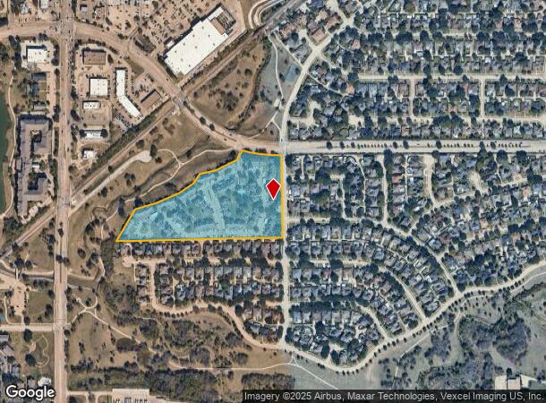 2050 Keller Springs Rd, Carrollton, TX Parcel Map