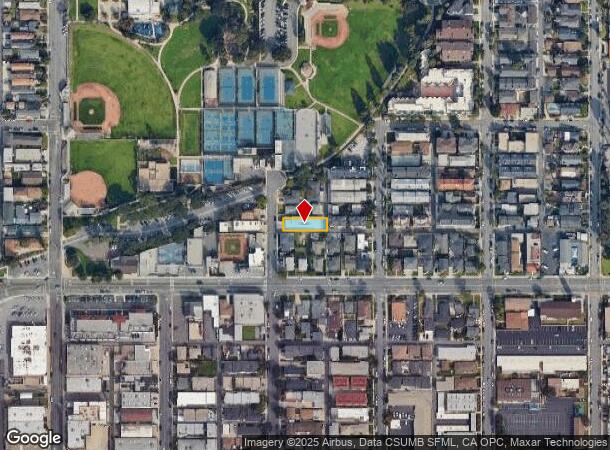 318 Sheldon St, El Segundo, CA Parcel Map