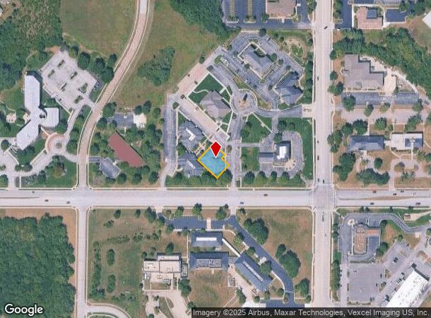  1425 Oread West St, Lawrence, KS Parcel Map
