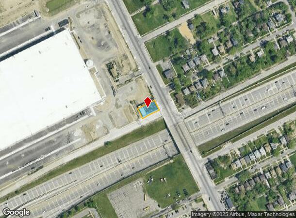  13607 Hamilton Ave, Highland Park, MI Parcel Map