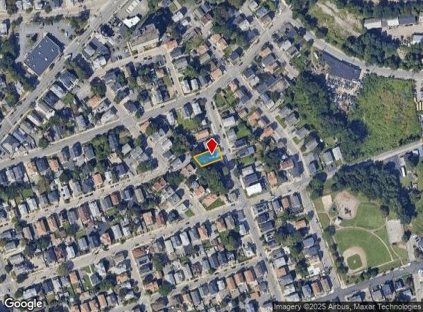  23 Whitehall St, Providence, RI Parcel Map