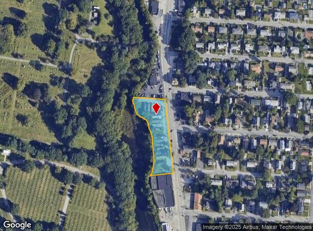  443 Dyer Ave, Cranston, RI Parcel Map