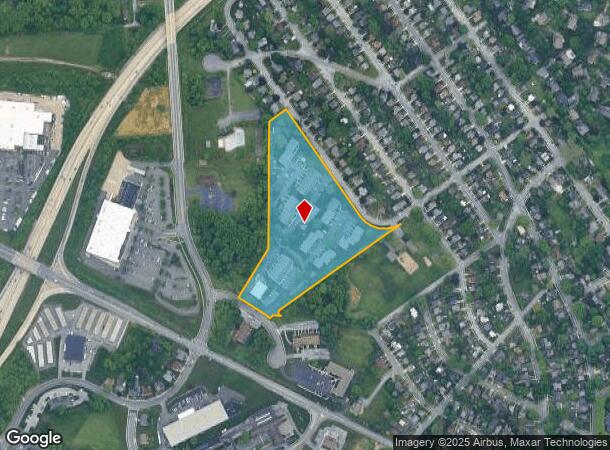  1342 W Wyomissing Ct, Reading, PA Parcel Map