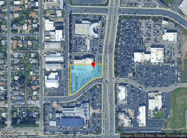 7121 N Palm Ave, Fresno, CA Parcel Map