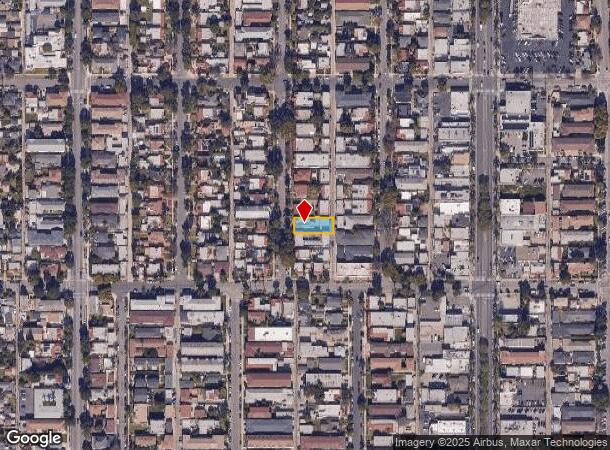  2024 Chestnut Ave, Long Beach, CA Parcel Map