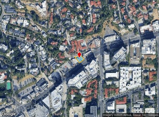 8525 W Sunset Blvd, West Hollywood, CA Parcel Map