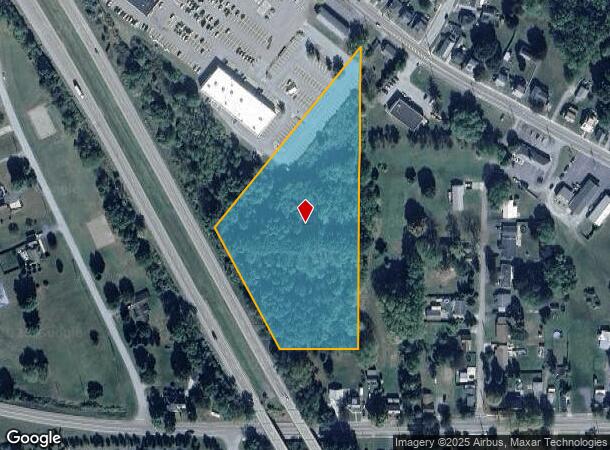  Franklin Plz, Dansville, NY Parcel Map