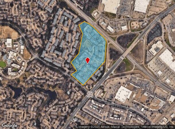 8749 Southwestern Blvd, Dallas, TX Parcel Map