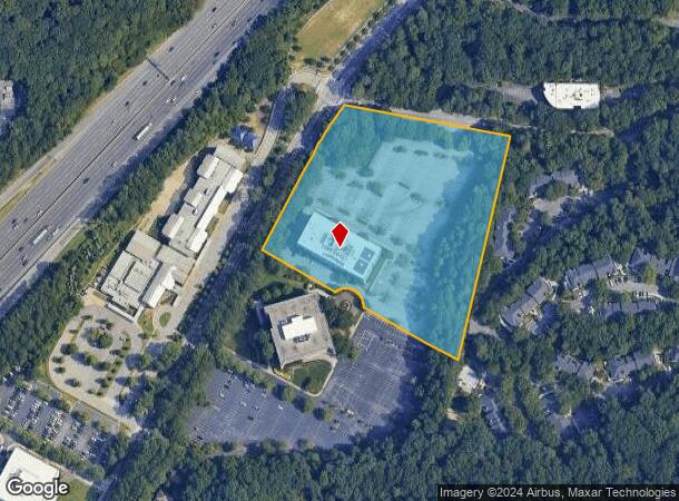  6120 Powers Ferry Rd, Atlanta, GA Parcel Map