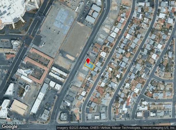  2117 Paradise Rd, Las Vegas, NV Parcel Map
