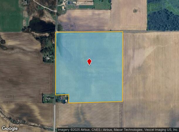 591 S 400 W, Hebron, IN Parcel Map