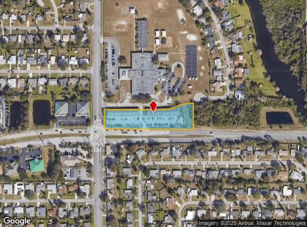 2010 W Eau Gallie Blvd, Melbourne, FL Parcel Map