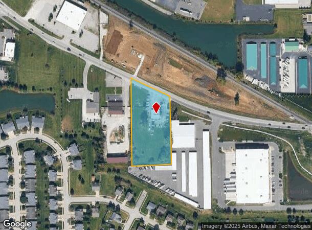 1593 E Main St, Brownsburg, IN Parcel Map