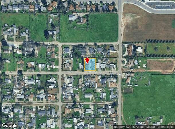 3444 W University Ave, Fresno, CA Parcel Map