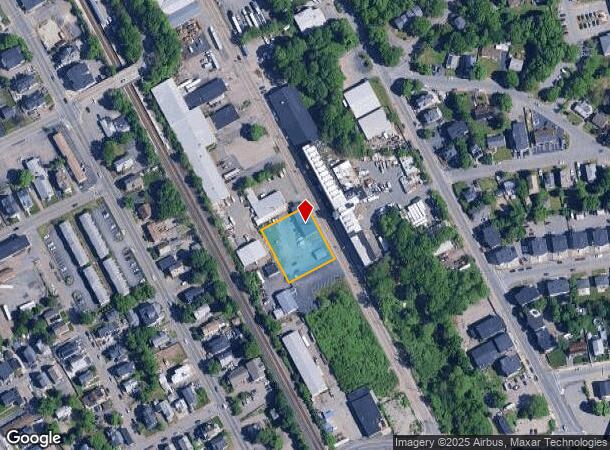  50 Spark St, Brockton, MA Parcel Map