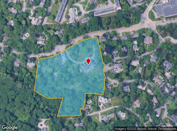 384 Beacon St, Chestnut Hill, MA Parcel Map