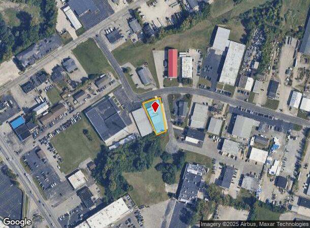  4833 Factory Dr, Fairfield, OH Parcel Map