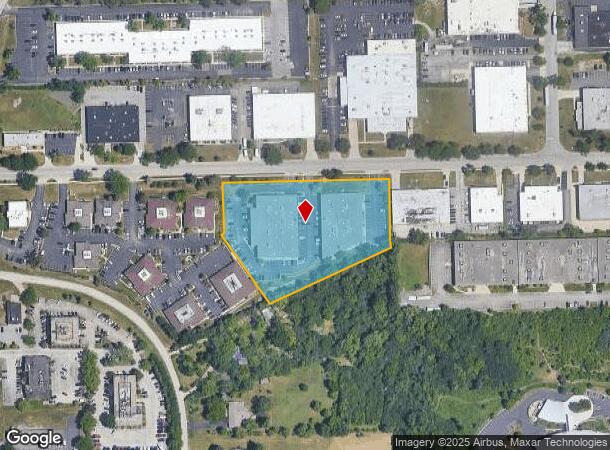  16W215 83Rd St, Burr Ridge, IL Parcel Map