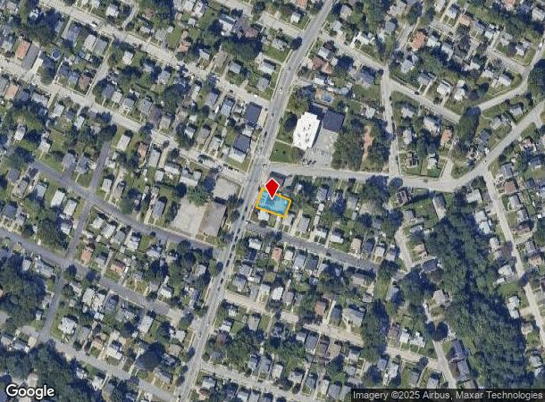 734 Pontiac Ave, Cranston, RI Parcel Map