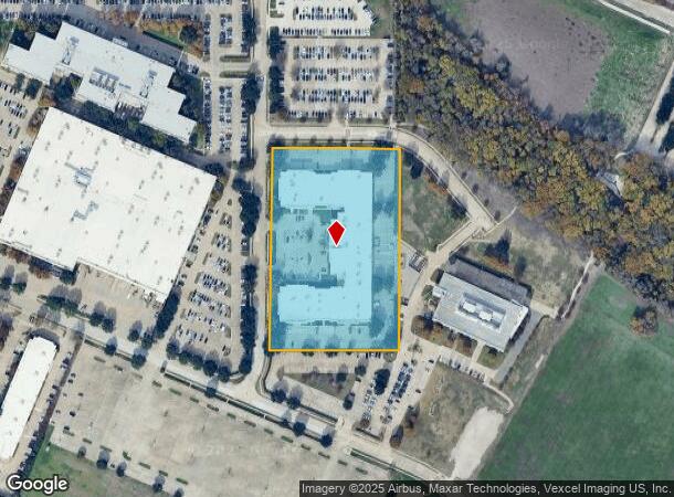 600 Data Dr, Plano, TX Parcel Map