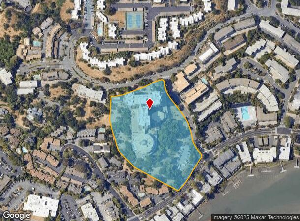  501 Via Casitas, Greenbrae, CA Parcel Map