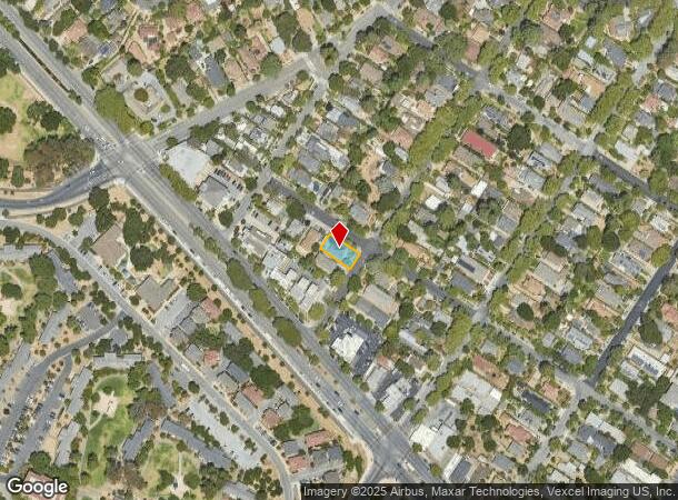  412 Leland Ave, Palo Alto, CA Parcel Map