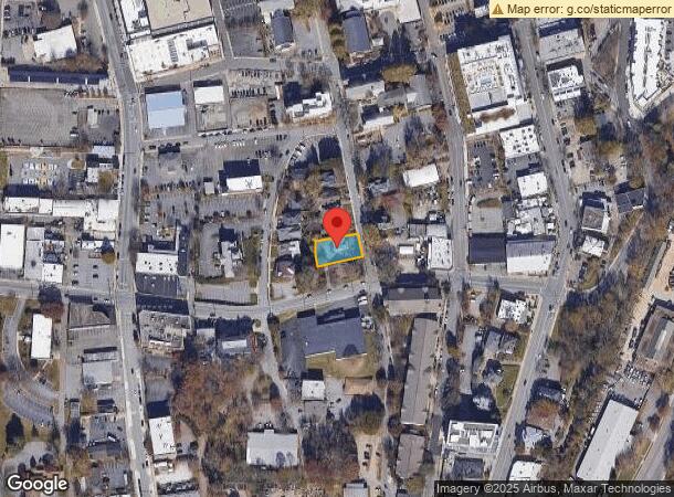  93 Church St, Asheville, NC Parcel Map