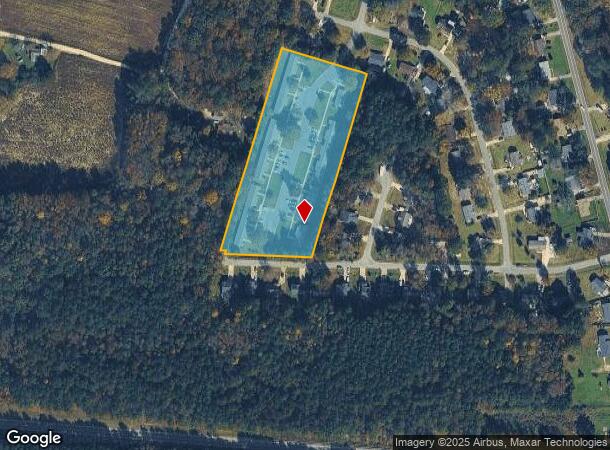 207 Evergreen Ln, Smithfield, NC Parcel Map