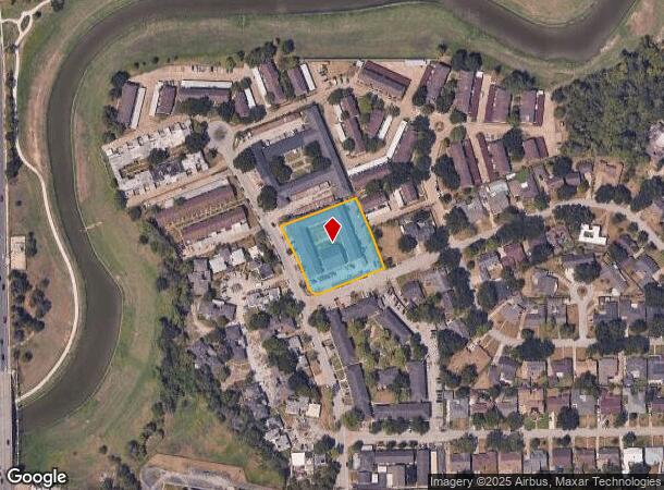  7611 Glenview Dr, Houston, TX Parcel Map