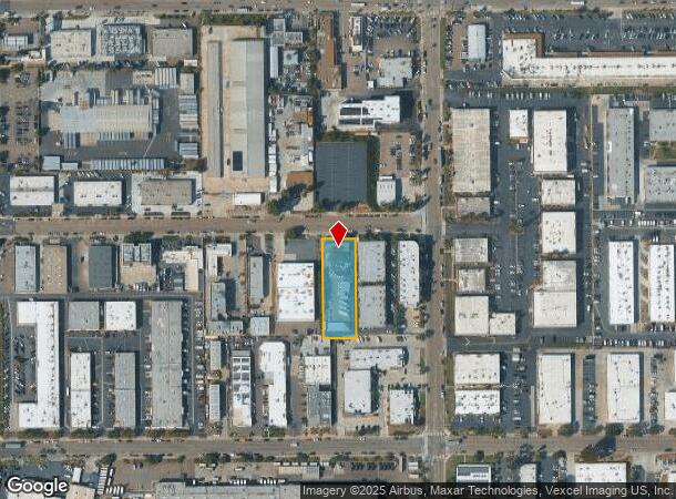  8045 Raytheon Rd, San Diego, CA Parcel Map