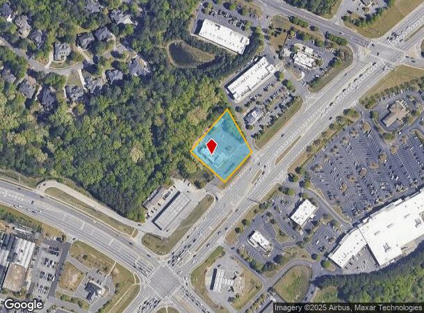1045 Peachtree Industrial Blvd, Suwanee, GA Parcel Map