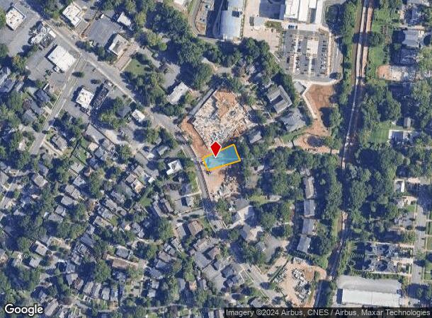  1713 East Blvd, Charlotte, NC Parcel Map