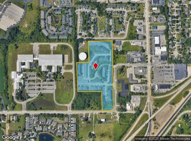  1180 Matt Urban Dr, Holland, MI Parcel Map