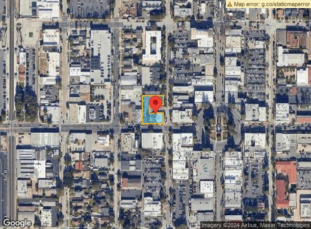  124 N Olive St, Orange, CA Parcel Map