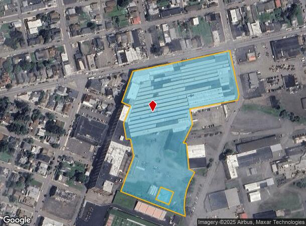 100 E Diamond Ave, Hazleton, PA Parcel Map