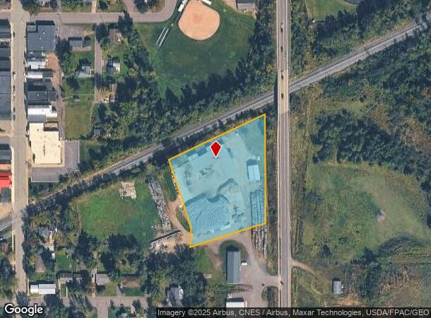 213 E North Rd, Cadott, WI Parcel Map