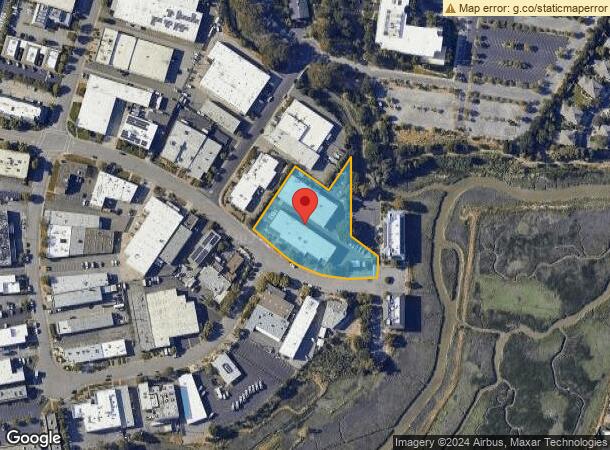  135 Mitchell Blvd, San Rafael, CA Parcel Map