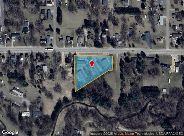  806 University Ave, Colfax, WI Parcel Map