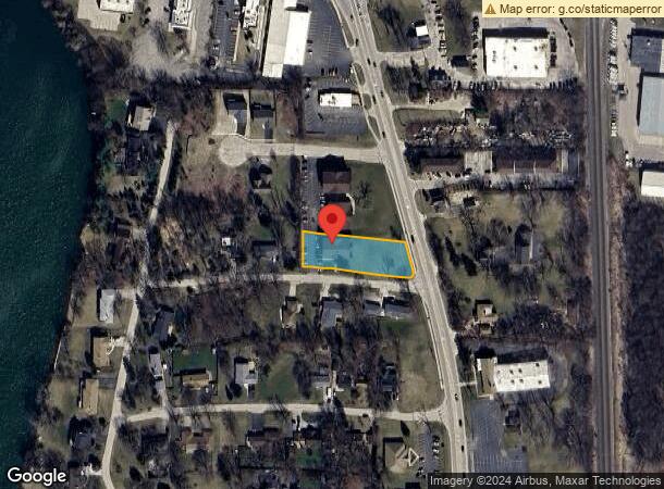  1244 Main St, Antioch, IL Parcel Map